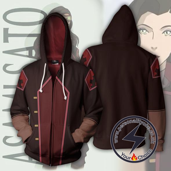 The Legend of Korra Asami Zip Up Hoodie Jacket